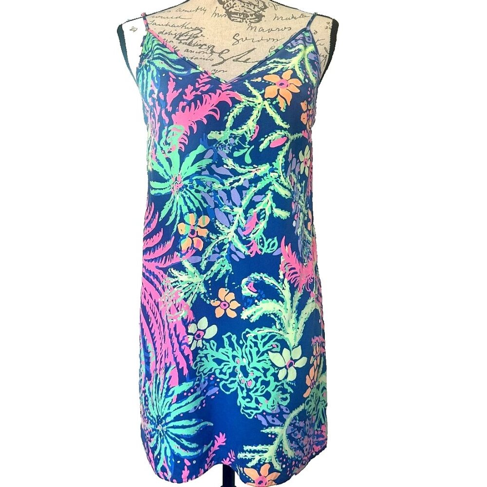 Lilly Pulitzer Silk Lela Slip Dress XS - MINT CONDITION!